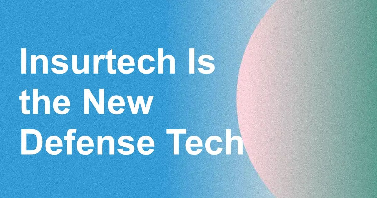 Insurtech ist die neue Defensetech